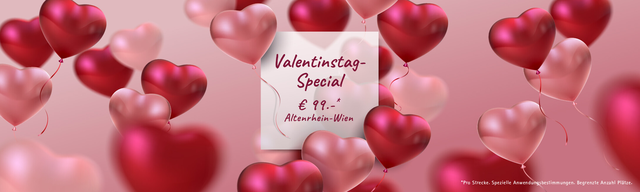 Valentinstag Special Günstige Flüge nach Wien